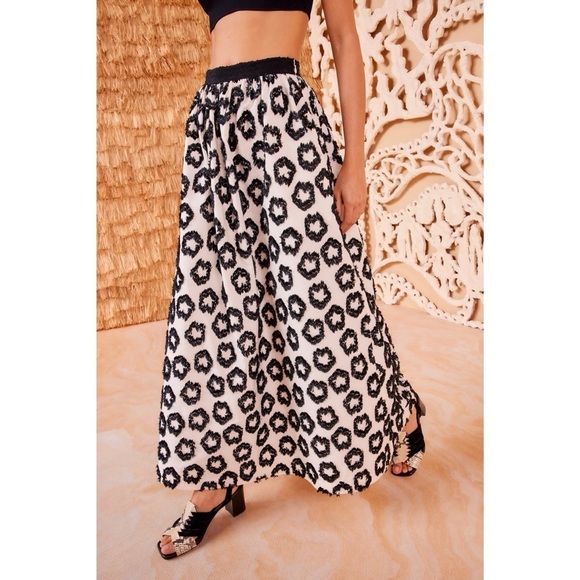 Ulla Johnson Maxi Floral Embroidered Auryn Skirt - Picture 1 of 6